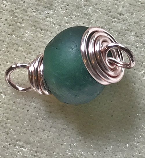 Nancy Chase's Spiral Times Bracelet - , Contemporary Wire Jewelry, Spirals, Wire Spiral, Spiral Wire Wrap, repeat for all the beads